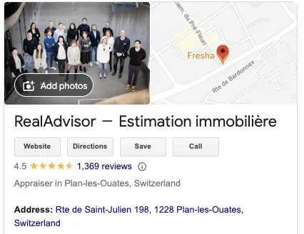 Bewertungen für einen Immobilienmakler