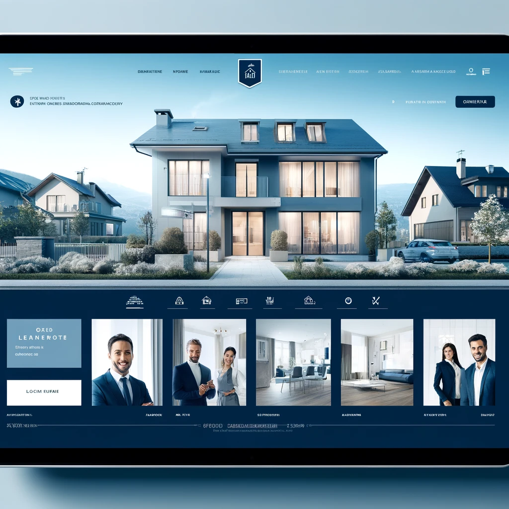 Schaufenster-Website für Immobilienmakler