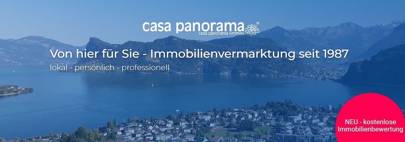 casa panorama immobilien® - Immobilienbewertung, Verkauf und Vermietung seit 1987 - Agence immobilière à Hergiswil