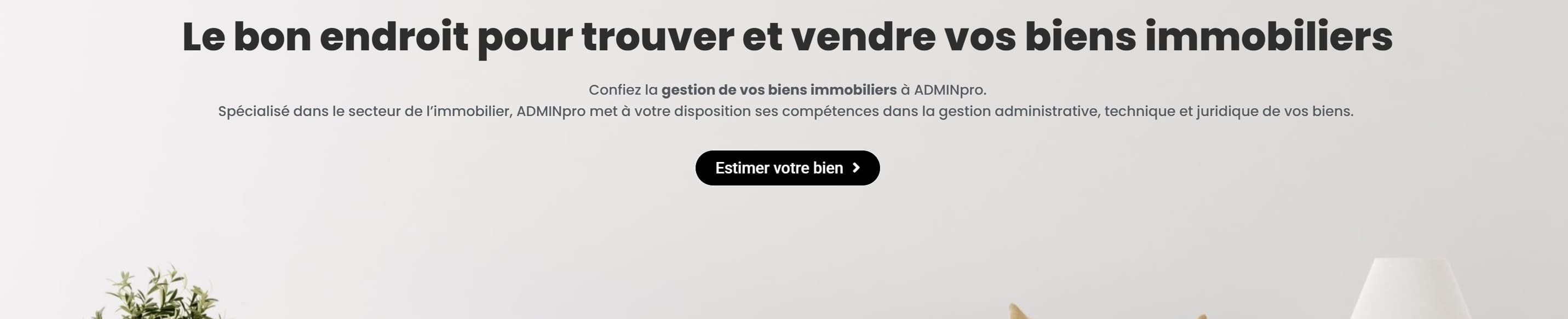 AdminPro - Real Estate Agency in Chavornay