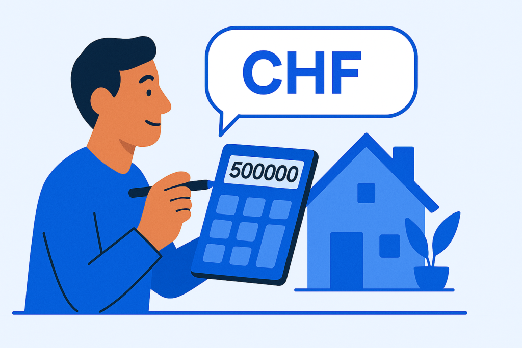 homme avec calculatrice calcule sa capacité d'emprunt hypothécaire