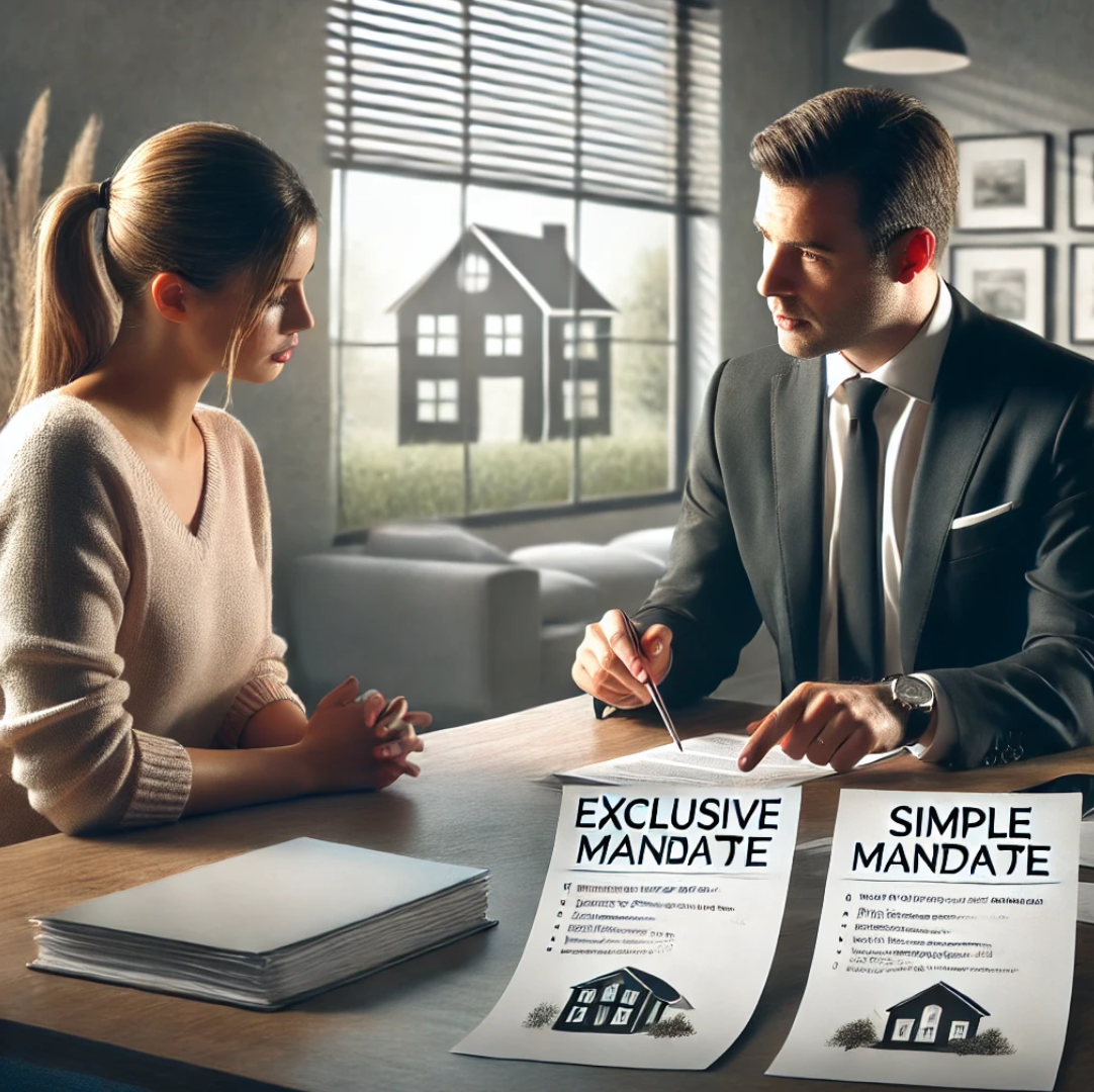 Quel mandat immobilier choisir: exclusif ou simple?