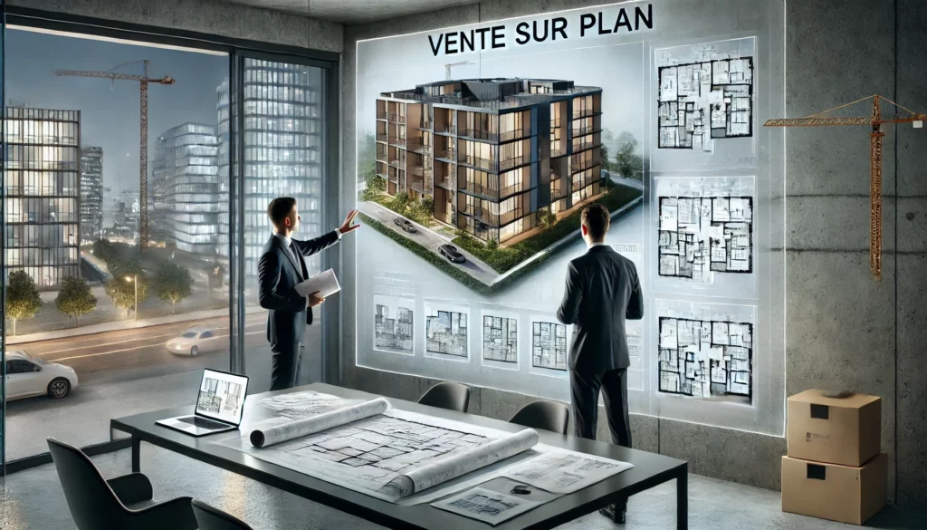 vente sur plan