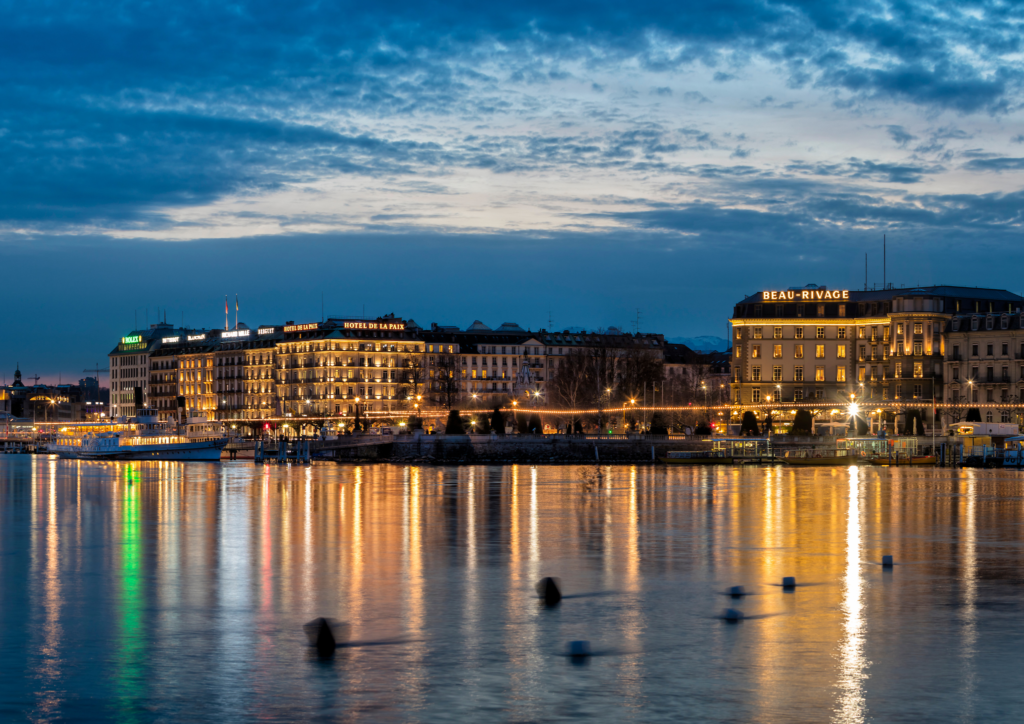 vue sur la ville de Geneve