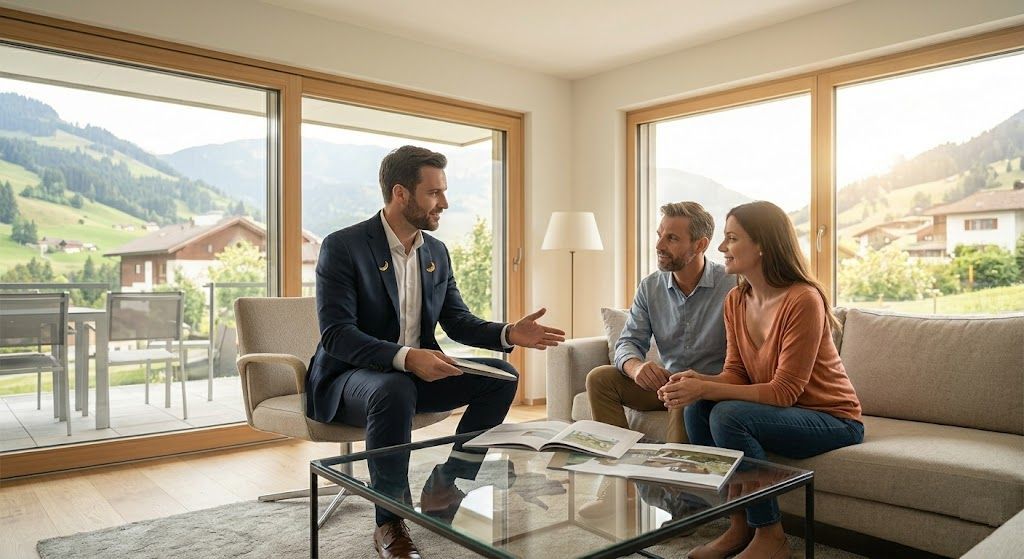 Haus schätzen lassen, aber von wem? Makler im Gespräch mit Interessenten