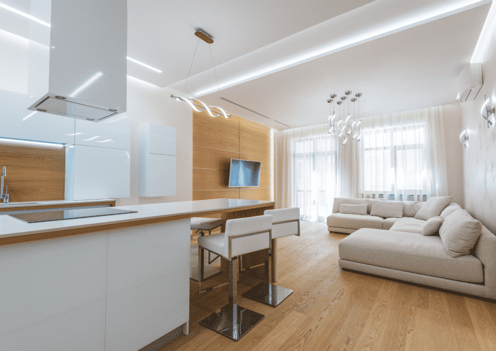 appartement en Suisse, vue du salon